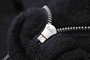 foxey フォクシー ニット セーター トップス サイドジップ 33768-KSTFY08MY ウール カシミヤ ブラック サイズ38 美品 中古 44642