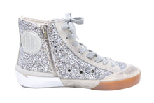 Load image into Gallery viewer, Golden Goose ゴールデングース FRANCY フランシー ハイトップスニーカー シューズ シルバーグリッター サイズ35 中古 44663