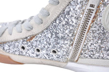 Load image into Gallery viewer, Golden Goose ゴールデングース FRANCY フランシー ハイトップスニーカー シューズ シルバーグリッター サイズ35 中古 44663