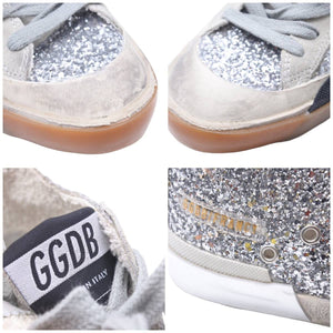 Golden Goose ゴールデングース FRANCY フランシー ハイトップスニーカー シューズ シルバーグリッター サイズ35 中古 44663