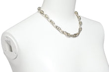 Load image into Gallery viewer, 極美品 HERMES エルメス シェーヌダンクル ネックレス MM 35 コマ 111.7g 新刻 シルバー925 中古 44679