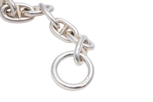 Load image into Gallery viewer, 極美品 HERMES エルメス シェーヌダンクル ネックレス MM 35 コマ 111.7g 新刻 シルバー925 中古 44679
