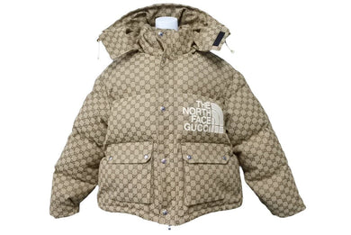 GUCCI グッチ NORTH FACE ノースフェイス 2021 GG柄 Bomber Jacket 657012 Z8AM4 ボンバージャケット ダウン M 美品 中古 44715