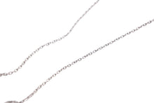 Load image into Gallery viewer, Tiffany ティファニー リターントゥ ティファニー ダブルハートタグ ネックレス 2.5g シルバー925 シルバー ブルー 美品 中古 44725