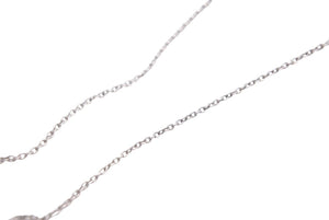 Tiffany ティファニー リターントゥ ティファニー ダブルハートタグ ネックレス 2.5g シルバー925 シルバー ブルー 美品 中古 44725