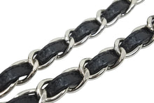 Load image into Gallery viewer, 新品同様 シャネル CHANEL デカマトラッセ Wフラップ Wチェーン ショルダーバッグ キャビアスキン 黒 中古 シルバー金具 44731