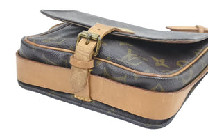 Louis Vuitton ルイヴィトン ミニ カルトシエール ショルダーバッグ 斜めがけバッグ モノグラム M51254 ブラウン 良品 中古 44752