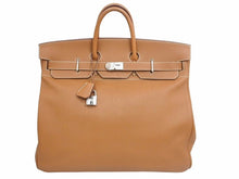 Load image into Gallery viewer, 超レア色 新品同様 幻 HERMES エルメス オータクロア50 トリヨンクレマンス ゴールド シルバー金具 □L 中古 44770