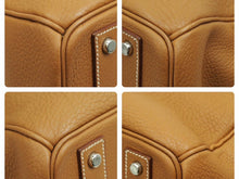 Load image into Gallery viewer, 超レア色 新品同様 幻 HERMES エルメス オータクロア50 トリヨンクレマンス ゴールド シルバー金具 □L 中古 44770