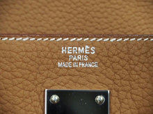 Load image into Gallery viewer, 超レア色 新品同様 幻 HERMES エルメス オータクロア50 トリヨンクレマンス ゴールド シルバー金具 □L 中古 44770