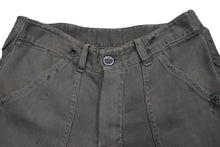 画像をギャラリービューアに読み込む, Greg Lauren グレッグローレン Charcoal Vintage Army Gu Slim Fit パンツ カーゴ ミリタリー 9-2-16 サイズ0 美品 中古 44779