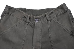 Greg Lauren グレッグローレン Charcoal Vintage Army Gu Slim Fit パンツ カーゴ ミリタリー 9-2-16 サイズ0 美品 中古 44779