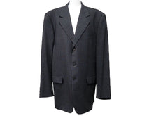 Load image into Gallery viewer, HERMES エルメス メンズ スーツ 52 Used HERMES ウール ジャケット グレー ストライプ スーツ セットアップ 中古 44803