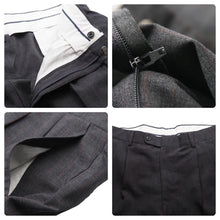 Load image into Gallery viewer, HERMES エルメス メンズ スーツ 52 Used HERMES ウール ジャケット グレー ストライプ スーツ セットアップ 中古 44803