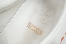 画像をギャラリービューアに読み込む, Louis Vuitton Supreme ルイヴィトン シュプリーム スニーカー モノグラムライン ホワイト レッド サイズ7 1/2 中古 44805