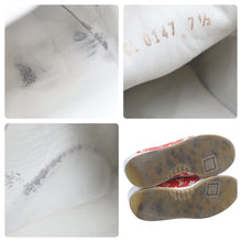Load image into Gallery viewer, Louis Vuitton Supreme ルイヴィトン シュプリーム スニーカー モノグラムライン ホワイト レッド サイズ7 1/2 中古 44805