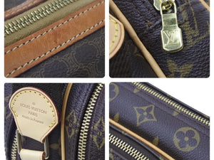 LOUIS VUITTON ルイヴィトン リポーターPM ショルダーバッグ モノグラム M45254 ゴールド金具 美品 中古 45049