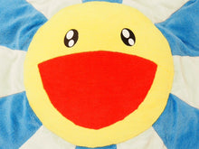Load image into Gallery viewer, KAIKAIKIKI カイカイキキ ぬいぐるみ クッション フラワー 村上隆 ブルー イエロー 良品 中古 45070