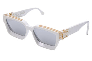 LOUIS VUITTON ルイヴィトン 1.1 MILLIONAIRES サングラス ミリオネア ホワイト Z1166E アクセサリー 良品 中古 45115