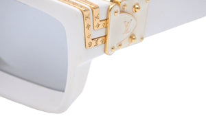 LOUIS VUITTON ルイヴィトン 1.1 MILLIONAIRES サングラス ミリオネア ホワイト Z1166E アクセサリー 良品 中古 45115