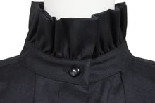 Load image into Gallery viewer, Christian Dior クリスチャンディオール プリーツ 長袖シャツ ブラック トップス 黒 サイズM 美品 中古 45154
