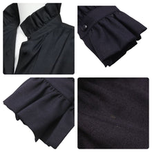 Load image into Gallery viewer, Christian Dior クリスチャンディオール プリーツ 長袖シャツ ブラック トップス 黒 サイズM 美品 中古 45154