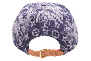 LOUIS VUITTON ルイヴィトン タペストリーノワールキャップ モノグラム デニム MP2871 サイズ60 美品 中古 45156