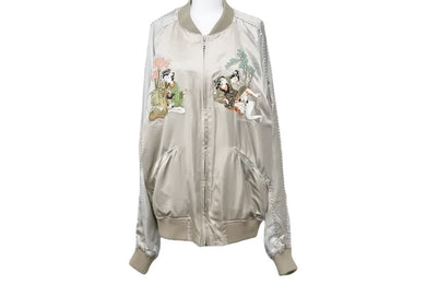 グッチ GUCCI 2003SS トムフォード期 サイズ:52 花鳥風月 春画 リバーシブルスカジャン ブルゾン 美品 中古 45207 
