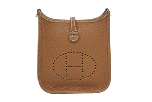 HERMES エルメス エヴリン TPM ショルダーバック 2022年 U刻印 ゴールド シルバー トゴ 箱付き 未使用品 45218