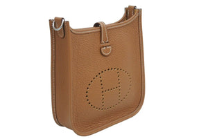 HERMES エルメス エヴリン TPM ショルダーバック 2022年 U刻印 ゴールド シルバー トゴ 箱付き 未使用品 45218