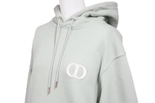 Load image into Gallery viewer, Christian Dior クリスチャンディオール パーカー CDロゴ 113J698A0531 ミント コットン シルバー金具 サイズXL 美品 中古 45232
