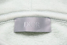 Load image into Gallery viewer, Christian Dior クリスチャンディオール パーカー CDロゴ 113J698A0531 ミント コットン シルバー金具 サイズXL 美品 中古 45232