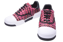 Load image into Gallery viewer, 新品未使用 Christian Dior クリスチャンディオール スニーカー シューズ LEATHERTRAINERS ピンク ブラック ホワイト 38 1/2 45253