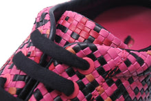 Load image into Gallery viewer, 新品未使用 Christian Dior クリスチャンディオール スニーカー シューズ LEATHERTRAINERS ピンク ブラック ホワイト 38 1/2 45253