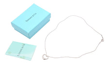 Load image into Gallery viewer, TIFFANY&amp;CO ティファニー オープンハート ネックレス アクセサリー ペンダント エルサペレッティ 3.0g シルバー925 美品 中古 45283