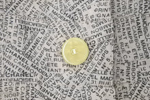 Load image into Gallery viewer, CHANEL シャネル 総柄シャツ ワンピース P12917V07194 99P ベージュ ブラック ラミー サイズ36 美品 中古 45299