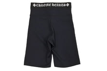 Load image into Gallery viewer, ChromeHearts クロムハーツ インナーショートパンツ レギンス ポリアミド ポリウレタン ブラック ホワイト S 美品 中古 45308
