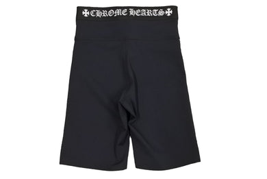 ChromeHearts クロムハーツ インナーショートパンツ レギンス ポリアミド ポリウレタン ブラック ホワイト S 美品 中古 45308