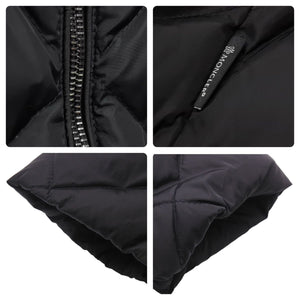MONCLER モンクレール NORME AFNOR ナイロンキルティング ダウンジャケット ナイロン ウール ブラック サイズ1 美品 中古 45310