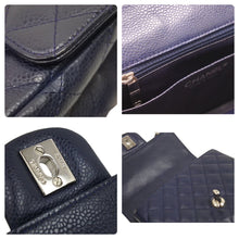 Load image into Gallery viewer, CHANEL シャネル ミニマトラッセ ネイビー キャビアスキン 15番台 ショルダーバッグ 美品 中古 45326