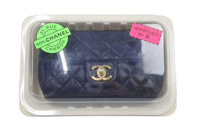 CHANEL シャネル ミニマトラッセ 18 ブラック ゴールド金具 19番台 ラムスキン ショルダーバッグ 美品 中古 45329