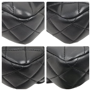 CHANEL シャネル ミニマトラッセ 18 ブラック ゴールド金具 19番台 ラムスキン ショルダーバッグ 美品 中古 45329