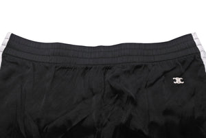 CELINE(セリーヌ)ロゴ アスレチックサテンショートショートパンツ ブラック 2P532164 中古 45333