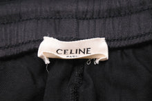 Load image into Gallery viewer, CELINE(セリーヌ)ロゴ アスレチックサテンショートショートパンツ ブラック 2P532164 中古 45333