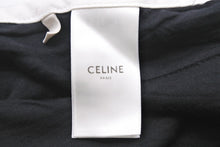 Load image into Gallery viewer, CELINE(セリーヌ)ロゴ アスレチックサテンショートショートパンツ ブラック 2P532164 中古 45333