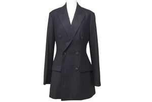 Christian Dior クリスチャンディオール テーラードジャケット 4H21200A1120 ブラック ウール サイズ36 美品 中古 45363