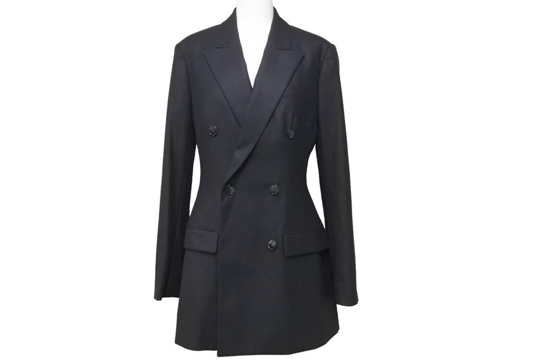 Christian Dior クリスチャンディオール テーラードジャケット 4H21200A1120 ブラック ウール サイズ36 美品 中古 45363