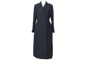 Christian Dior クリスチャンディオール コート シルク ウール 7E2180A1166 ブラック サイズ34 中古 45369