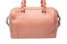 Load image into Gallery viewer, LOEWE ロエベ フスタ25 2WAY トートバッグ ロングショルダーバッグ 2WAY 斜めがけバッグ ピンク レザー シルバー 美品 中古 45389