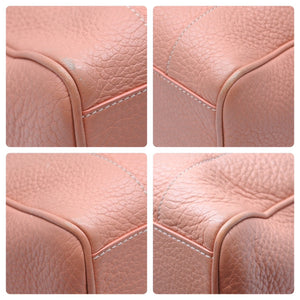 LOEWE ロエベ フスタ25 2WAY トートバッグ ロングショルダーバッグ 2WAY 斜めがけバッグ ピンク レザー シルバー 美品 中古 45389